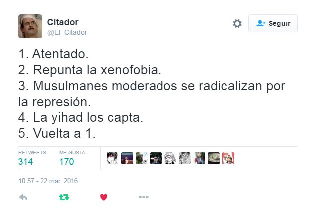 _Gafas_y_reloj_'s tweet photo. Este tweet es interesante. Mejor dicho: necesario.

¿#STOPIslam? #Bruselas https://t.co/YfzkKjnC5F