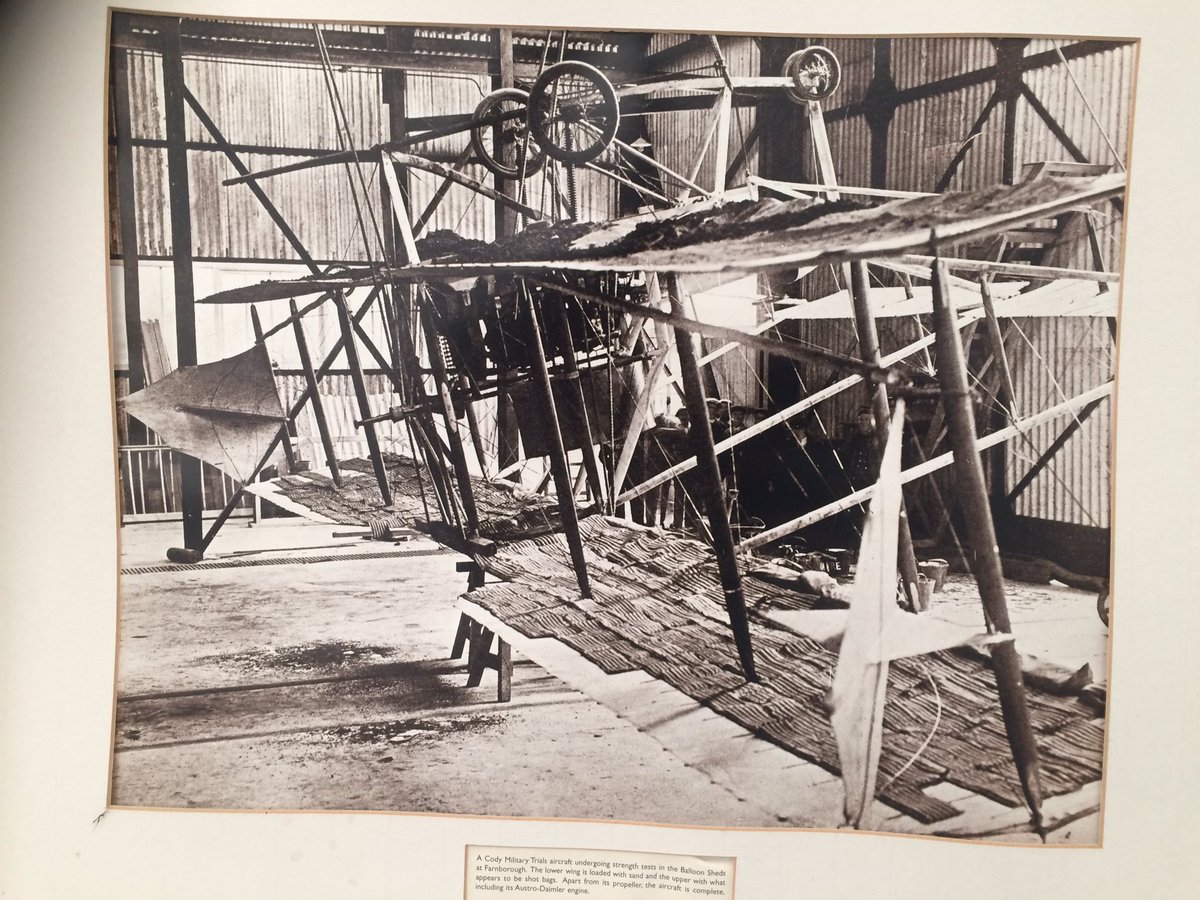 phil_amrc's tweet photo. @thewhiffletree1 found this picture @FASTmuseum .Mr Cody's test vs. Ours. Both upside down 100 years apart! https://t.co/ClWXWgtkWr