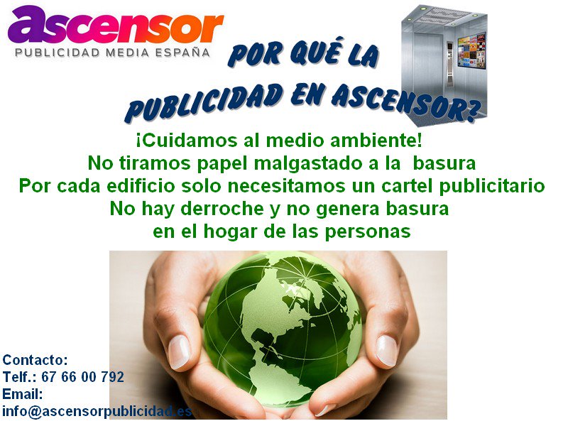 ascensorpubli's tweet image. - ¡Cuidamos al medio ambiente!
- No tiramos papel malgastado a la basura
- Por cada edificio solo necesitamos un...