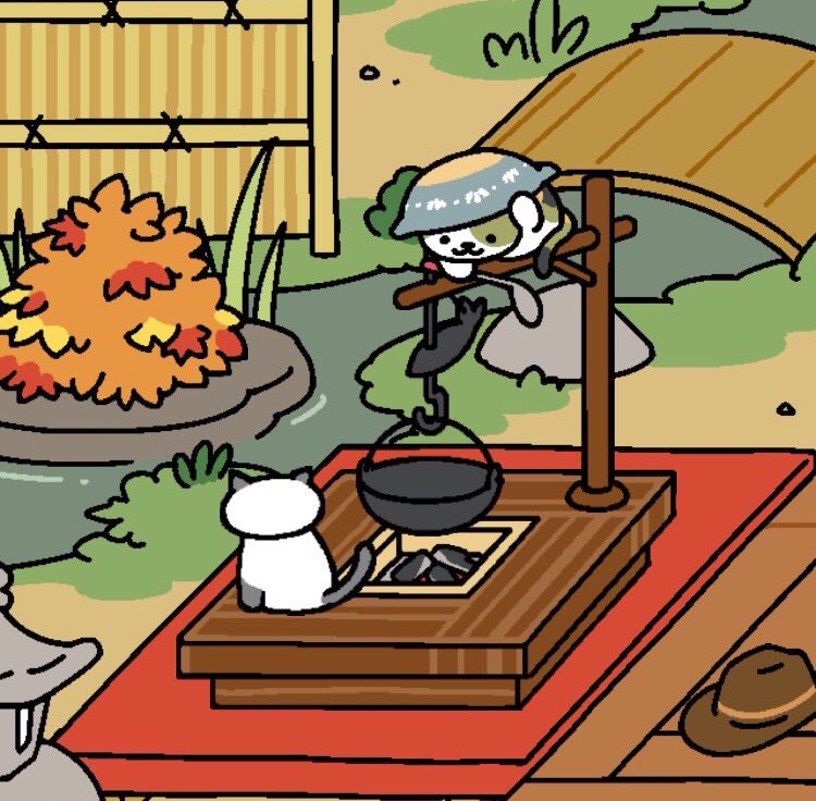 tuffluvin's tweet photo. This just in, Chairman Meow is about to "get the jump" on Marshmallow #AssassinStyle https://t.co/dKH7l1hm7N