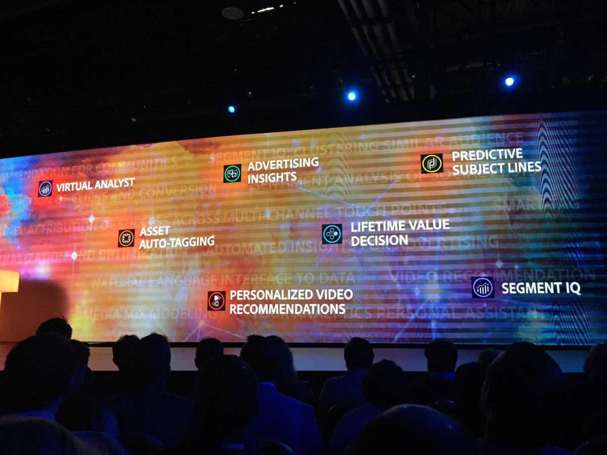 ShawnSheely's tweet photo. Adobe Marketing Cloud new features empower everyone in the organization. @sapientnitro #adobesummit https://t.co/kcyy6hIAmV