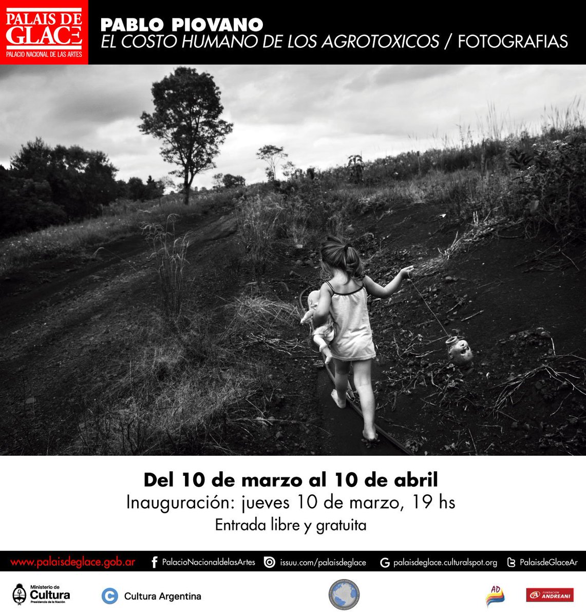 Pablo E. Piovano (@pabloepiovano) on Twitter photo EL COSTO HUMANO DE LOS AGROTÓXICOS
Fotografías <a href="/PabloEPiovano/">Pablo E. Piovano</a>
Hasta el 10 de abril cc <a href="/sztajnszrajber/">Dario Sztajnszrajber</a> #Gratis EL COSTO HUMANO DE LOS AGROTÓXICOS
Fotografías <a href="/PabloEPiovano/">Pablo E. Piovano</a>
Hasta el 10 de abril cc <a href="/sztajnszrajber/">Dario Sztajnszrajber</a> #Gratis