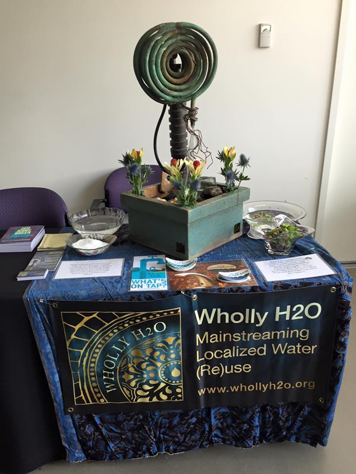 WhollyH2o's tweet photo. Take a moment with water at Wholly H2O's table at Water Conservation Showcase in SF today #becausewater #CADrought https://t.co/wDIKrxd2o7