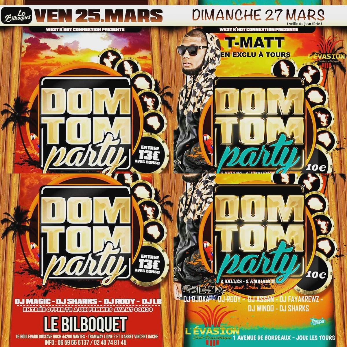 DeejayRody_Rody's tweet photo. #domtomparty #nantes #lemans #angers #tours #blois #orleans #rennes #saintnazaire #poitiers #chartres https://t.co/VKASY98Z4P