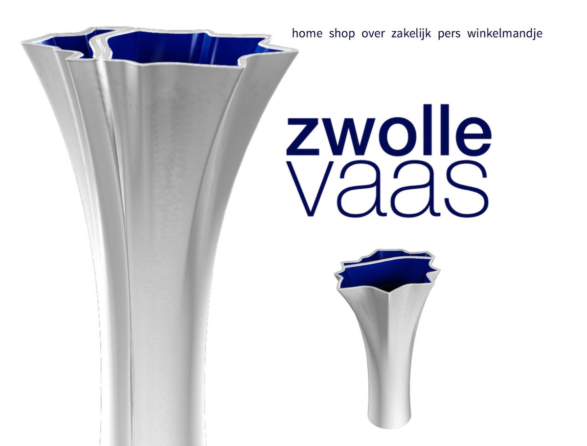#Zwolle bloeit! De <a href="/zwollevaas/">Zwolle Vaas</a> is vanaf nu online te bestellen. Week voor <a href="/Koningsdag_2016/">KoningsdagZwolle</a> leverbaar! #koning #vaas