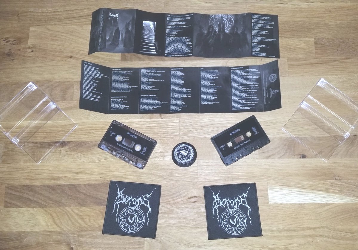 Pro Tape Ltd To 100 Copies
50 copies on Smoky Black
50 copies on Black
PATCH INCLUDED !

neverdead.bigcartel.com/product/borgne…