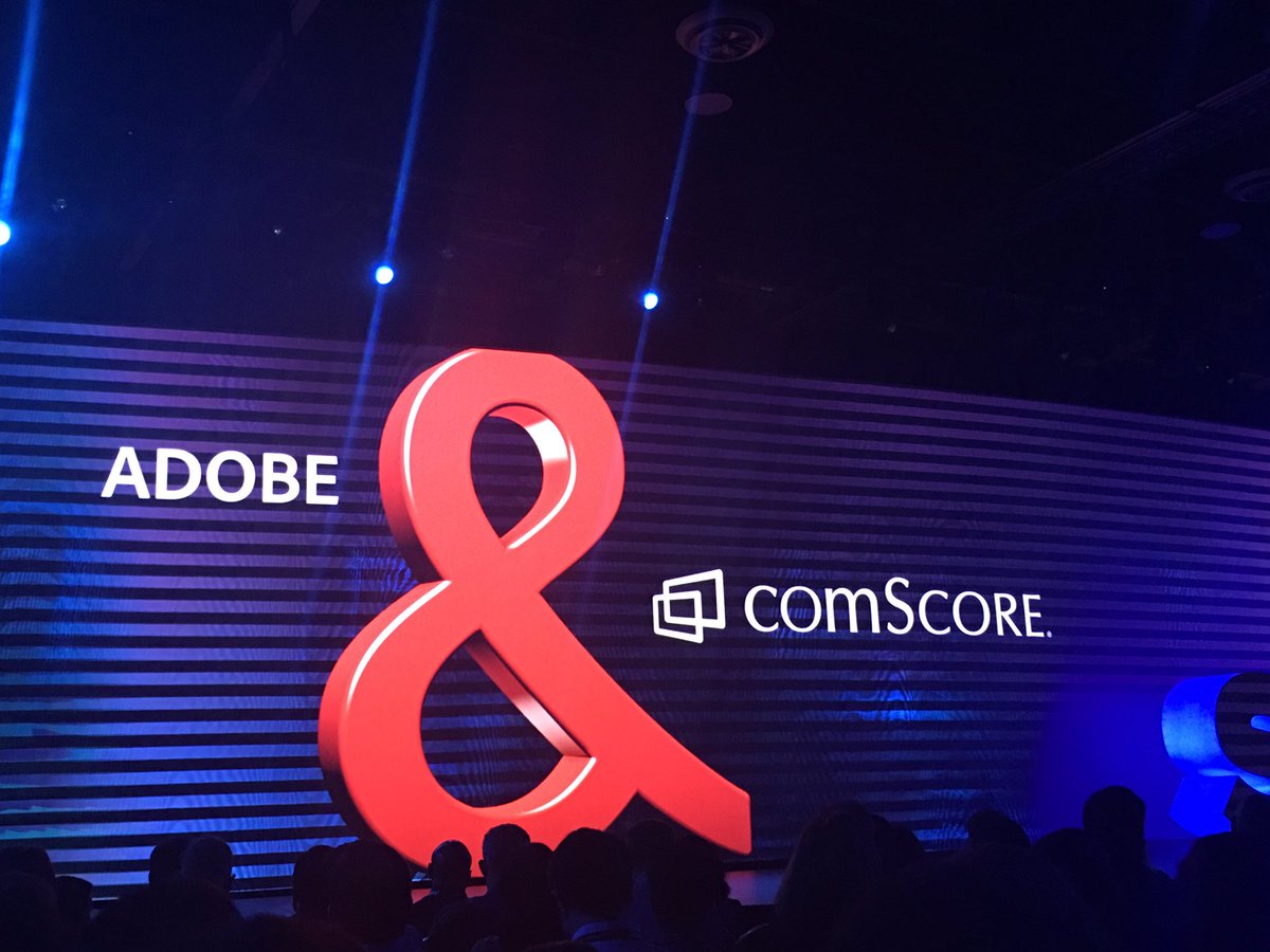 Nikki_Traylor's tweet photo. Adobe announces partnership with comScore to better measure video consumption #VMLatSummit #AdobeSummit https://t.co/lzEiGPQT72