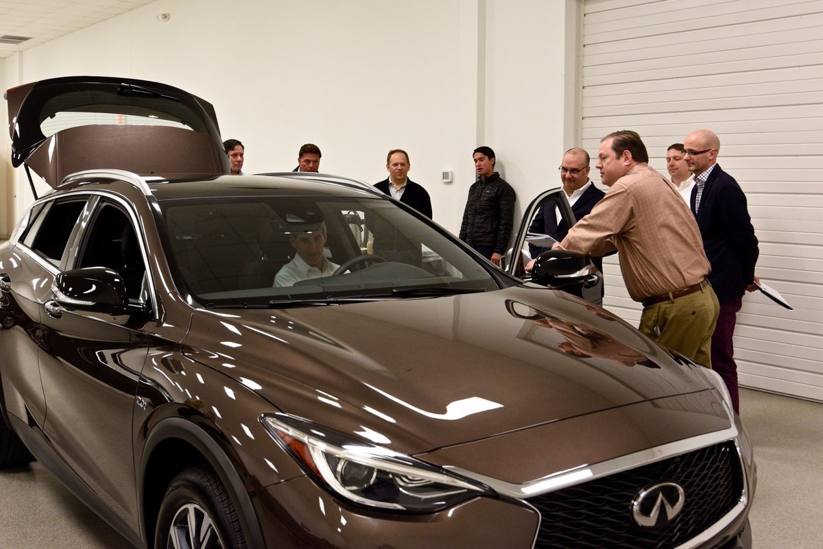 PDI_usa's tweet photo. Today’s T3 kicked off @Infiniti's #QX30 Launch #Training where facilitators got to meet the premium active crossover https://t.co/T9vV7dfOjz