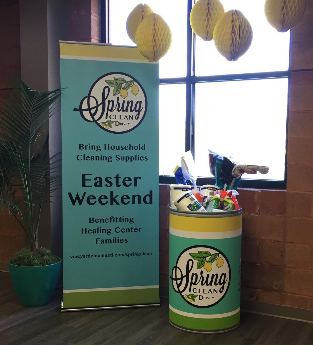 Vineyard's tweet photo. Pick up your cleaning supplies this week for the #SpringCleaDrive this Easter. #vceaster https://t.co/FnCQ7XvZ6U https://t.co/9rHzfqExUU