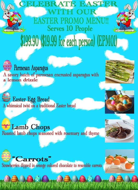 sscvei's tweet photo. Hop into Easter with our promotional menu! Can be found at https://t.co/drcipXLX1V #bssc @veinternational https://t.co/isyZbfhZVj