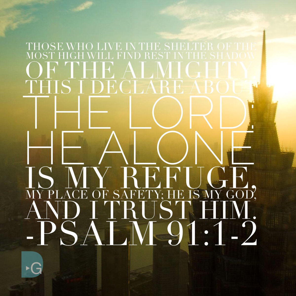 CSRDiscipleship's tweet photo. He is my refuge and my fortress, my God, in whom I trust Psalm 91:1-2
#HighViewOfGod https://t.co/ck4vfzq3im