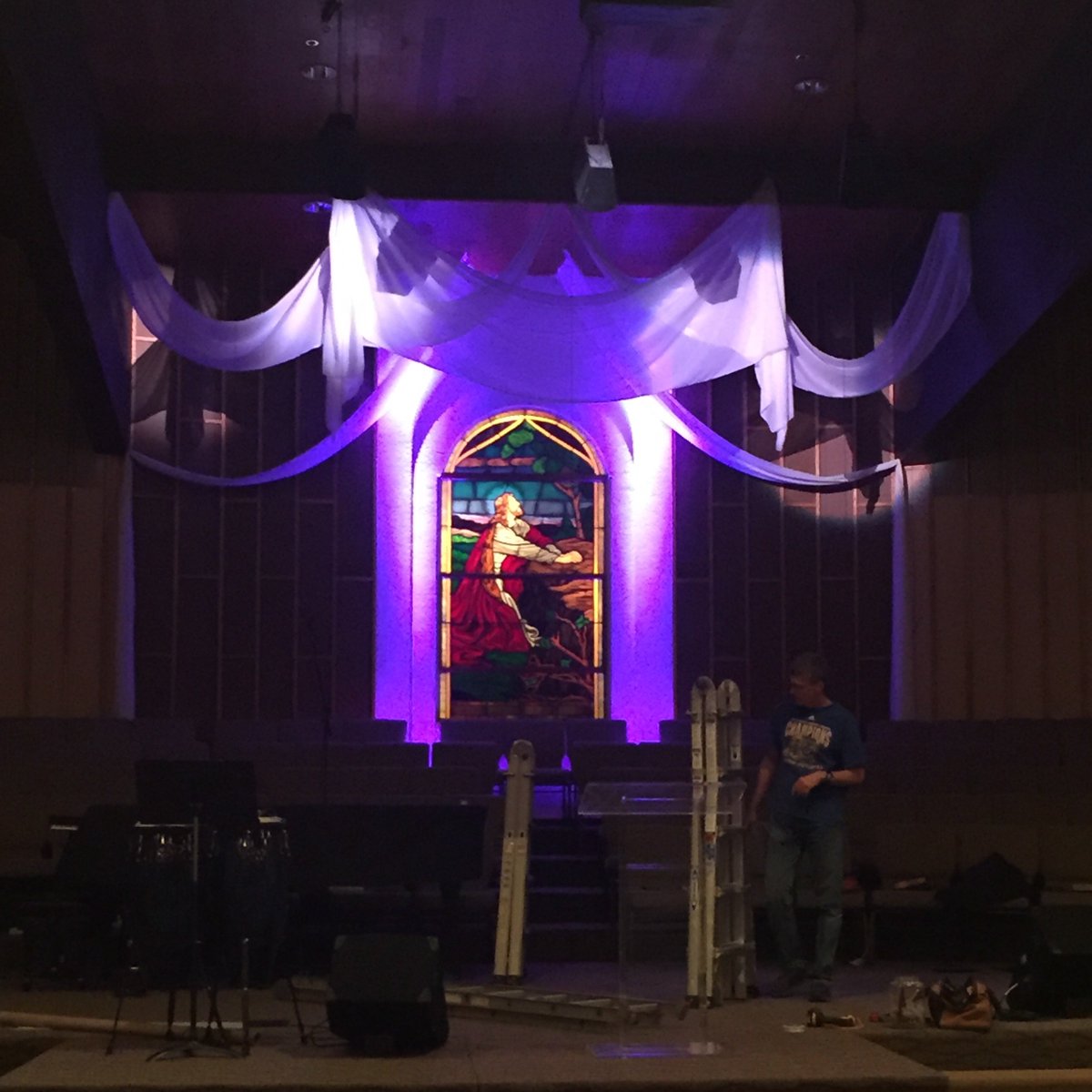 AFCNazarene's tweet photo. We are getting things ready. Hope to see you #Easter@AFC https://t.co/bq7d1iq4xr