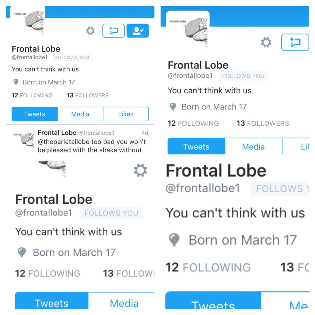 Mdulla7's tweet photo. Frontal lobe SMART @frontallobe1 #BrainCampaign https://t.co/mJAbzvAqMB