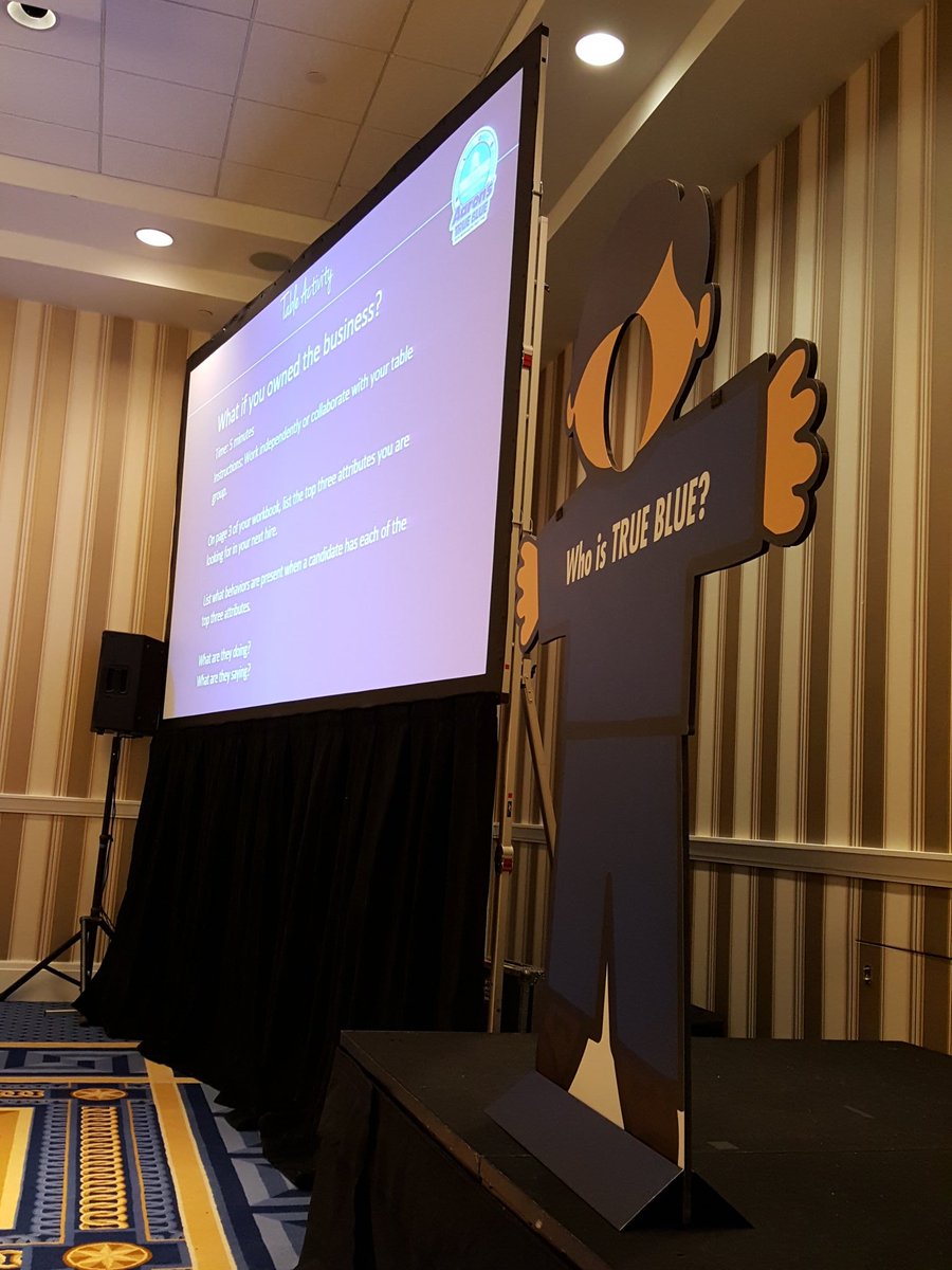 arjaejones's tweet photo. We are learning how to recruit like business owners at #NMM2016. Gotta love #LifeAtAarons. https://t.co/vnLeo27vZi