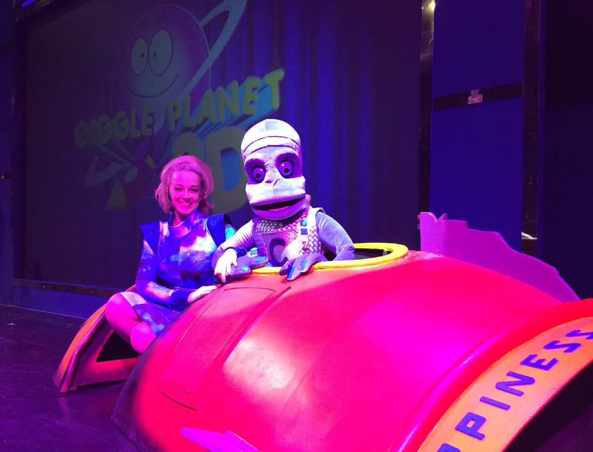 My new show I have directed and produced opens at 2pm today #GigglePlanet