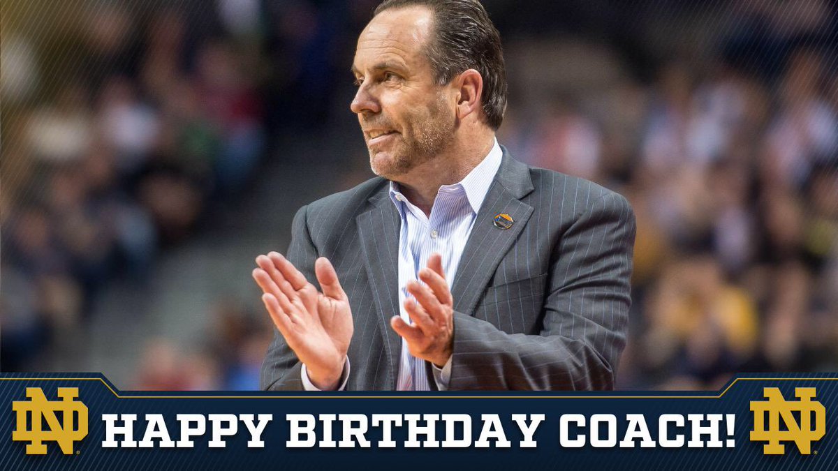 NDmbb's tweet photo. 🎂ONE YEAR OLDER.
😎ONE YEAR COOLER.

Happy Birthday to the "Loosest Coach in America."

Have a good one, Coach Brey! https://t.co/7roLs6Pamw