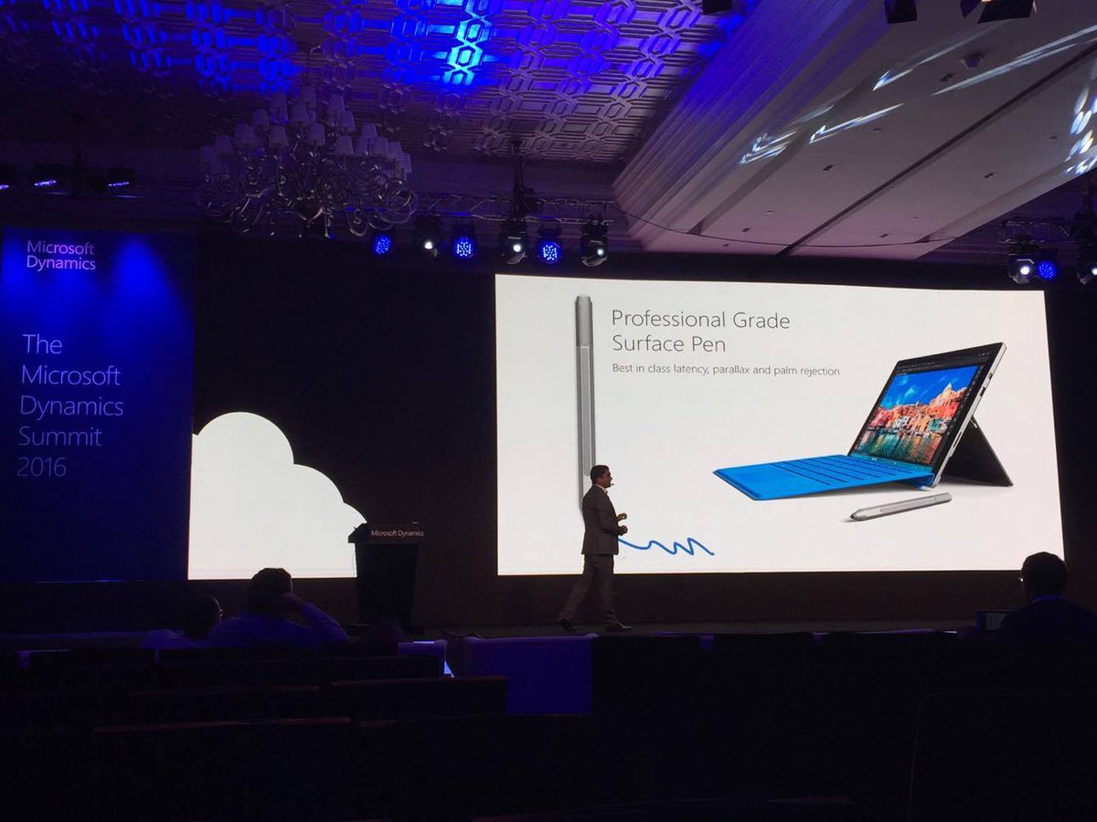 microsoftgulf's tweet photo. "#Windows10 enables a new generation of devices designed to help you #DoMore" - Mohammed Arif #DynamicsSummit2016 https://t.co/mQlVgXkLiz