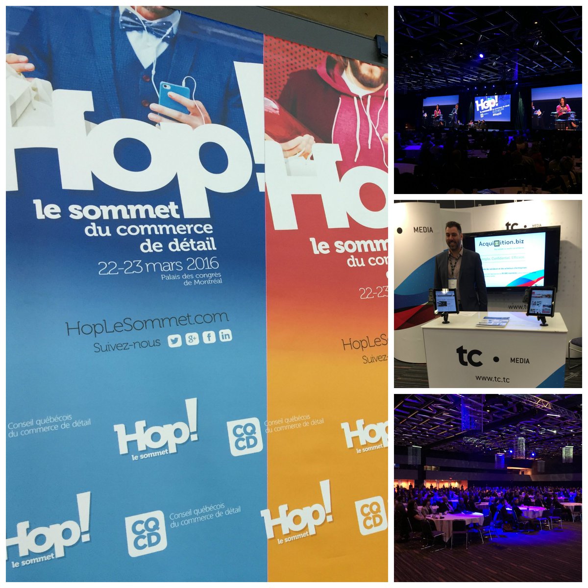 #Hop216, 2 jours de conférences, des dizaines d'exposants, un seul objectif: propulser votre entreprise.