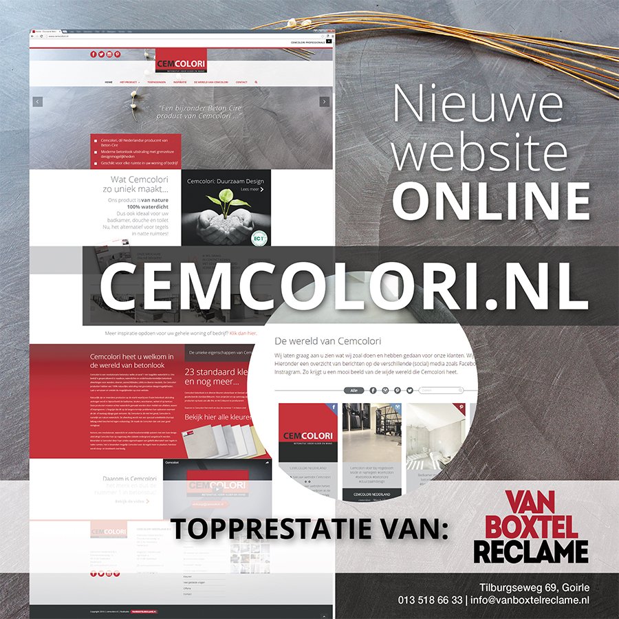 cemcolori's tweet photo. Onze nieuwe website is online! https://t.co/8DIEhHLXhA 
#cemcolori #nieuwewebsite #retweet https://t.co/ZfyMXRCK7Q
