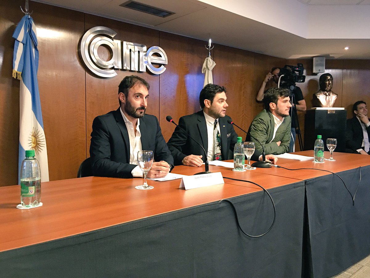 #AHORA en el cierre de la Asamblea Internacional Joven del G20 junto al presidente de <a href="/camejoven/">CAME Joven</a> Juan Pablo Diab