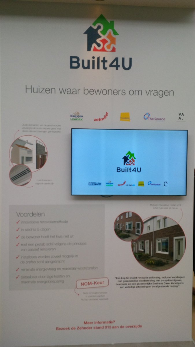Built4U_nl's tweet photo. #buildingholland is geopend! Bezoek ons in de Concept Area Renovatie&amp;Transformatie, hal 10 https://t.co/oHgVaeVZsu https://t.co/jZgJhV4JTD