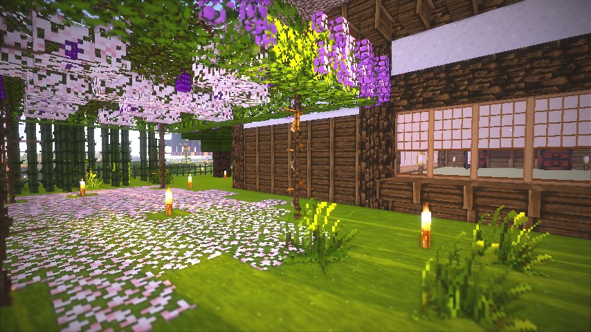 Mituki 12 Mituki これ紅葉modの葡萄や紫の花びら 竹mod の桜の花びらとか色々混ぜてつくってあるんです W だから良く見ると葡萄なってますw Mituki 12 Mituki これ紅葉modの葡萄や紫の花びら 竹mod の桜の花びらとか色々混ぜてつくってあるんです W だから良く見ると葡萄なってますw