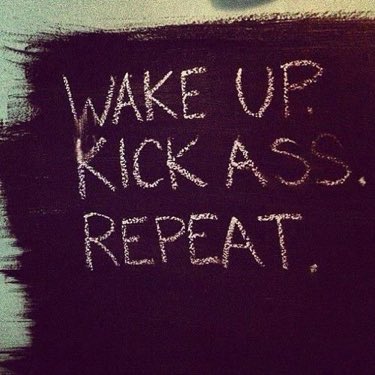 TryJones's tweet photo. Wake up. Kick ass. Repeat. And so on and so forth until the end of time.
Don’t forget to sign up for JONES #jonesapp https://t.co/Tb1i7aslTS