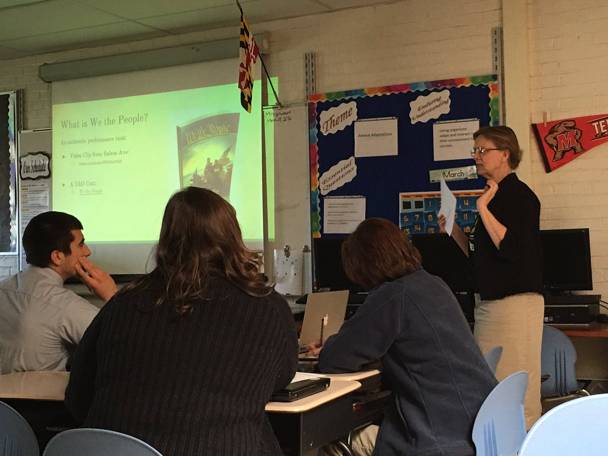 leonlyn11's tweet photo. Salem's exceptional teacher, Mrs Bland,sharing "We the People" .  Could listen to her all day! #wcpsmd #salemave https://t.co/8ztwhuFNWO
