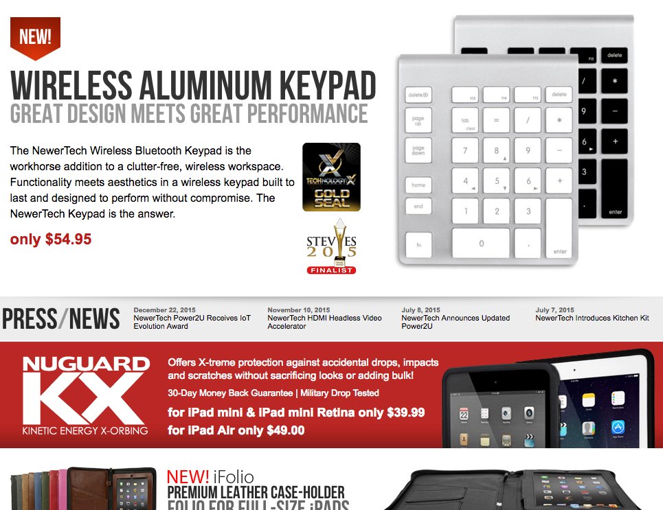 PoweredbyOWC's tweet photo. Keyboards, tablet covers and more with #NewerTech products. We've got you 'covered.' https://t.co/LroJtg9Ysz #iPhone https://t.co/V9MS7OE79W