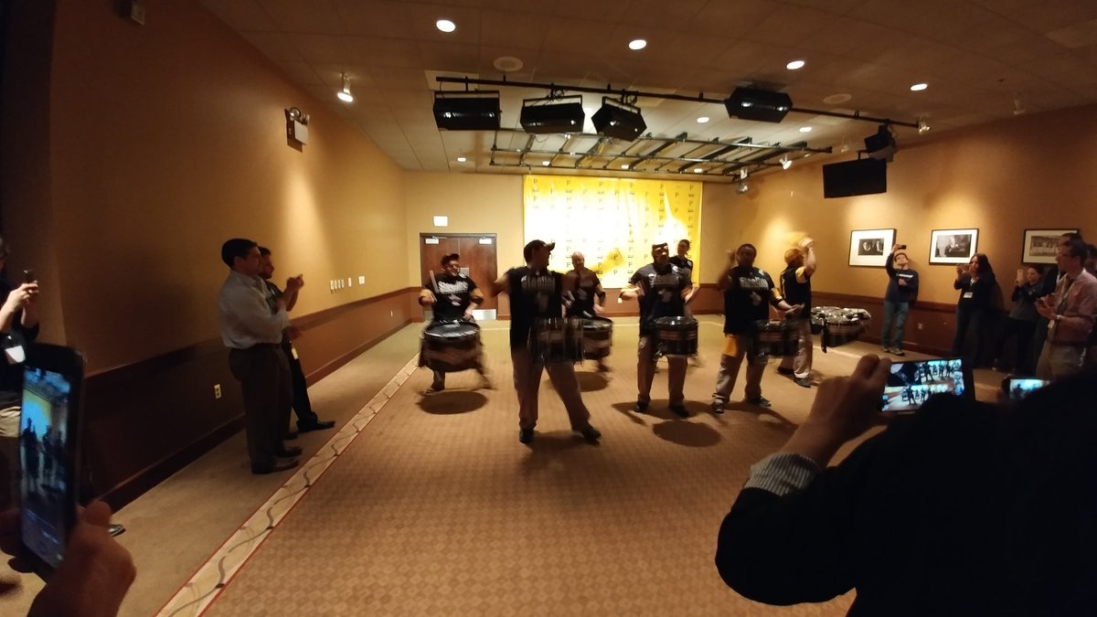 Rocking the Drum line at the LG G 5 event in Pittsburgh #LGG5PITT