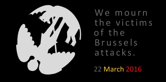 It has been a black day in #Brussels, but we will keep on and work for the world we want. #TenirBon #WeerbaarBelgië