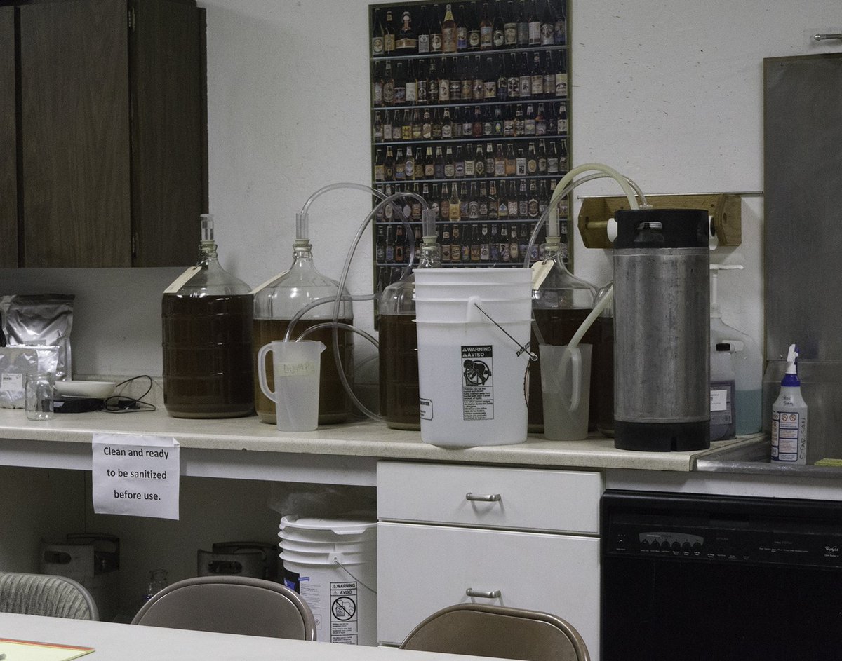 wehomebrew's tweet photo. Best. Work. Kitchen. Ever. Wish the kitchen where I work had this setup! #wehomebrew #homebrew #homebrewing #beer https://t.co/sTjOR3YXhJ