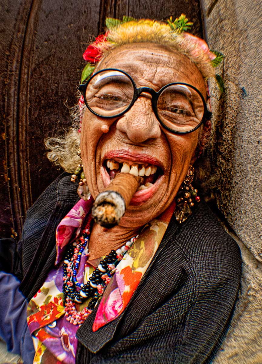 funny old lady faces
