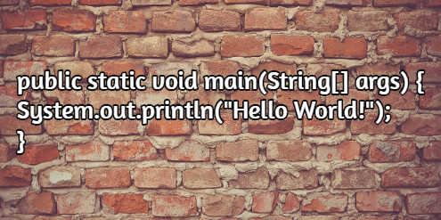 eviltester's tweet image. What is a Java `main` method  - simple example #JavaForTesters #Java #Beginners ow.ly/ZO9AR