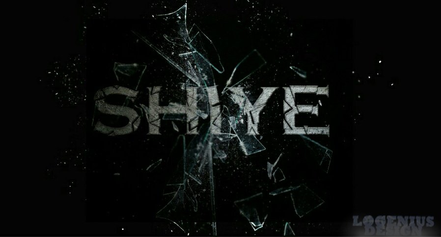LogeniusDesign's tweet photo. Shattered glass effect #SHIYE #graphicdesign #text #effect @djiceeyla #sendyourrequests https://t.co/qzXPxp2bPm
