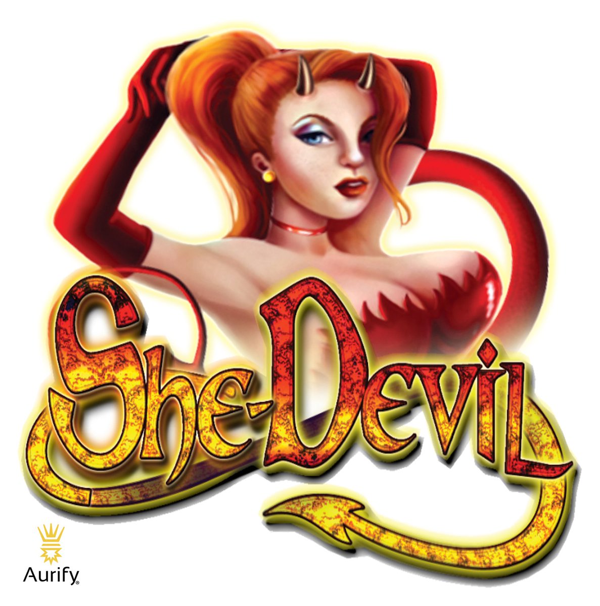 AurifyGaming's tweet photo. #SheDevil a #sultry #temptress in #RedLeather dress... spectacle of hot pay combinations. #AurifyGaming #TurnsToGold https://t.co/zUi1hvzDtn