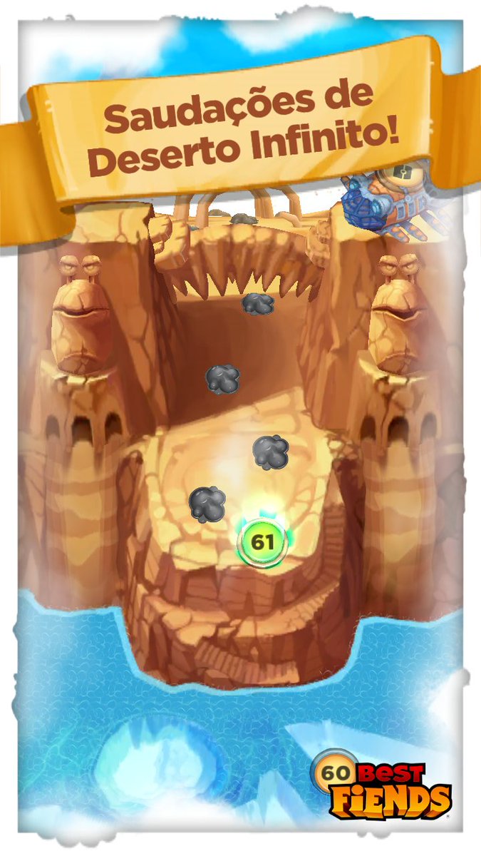 Que venha a fase Deserto Infinito no #BestFiends - Baixe GRÁTIS - download.BestFiends.com via <a href="/bestfiends/">Best Fiends</a>
