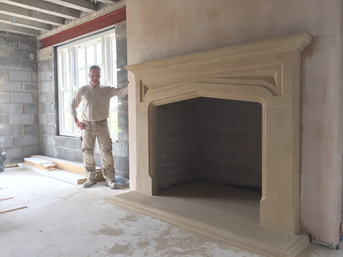 FinesseNeil's tweet photo. My Kingsbury fireplace installed near Shrewsbury today. Brick slips to be fitted inside.
#largefireplace Love my job https://t.co/wtsSjn4EFk