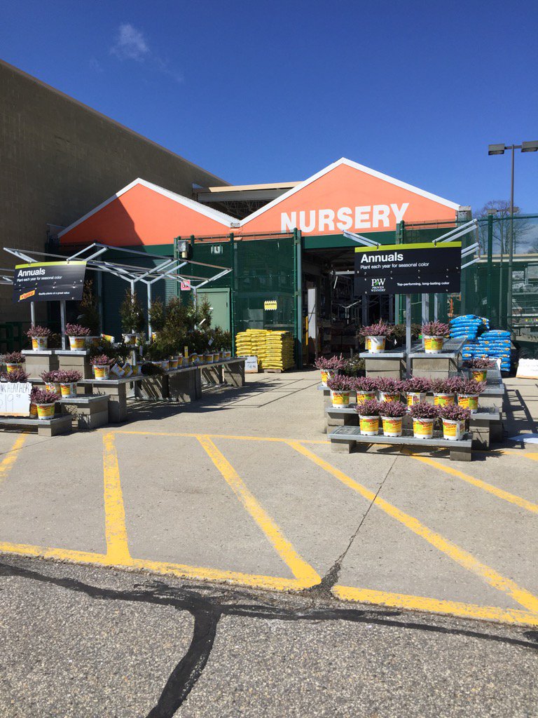homedepot2403's tweet photo. Your favorite Nursery at the Auburn Depot is open! We have everything you need to get your thumbs green. #LetsgrowIt https://t.co/gaaD5Smy2x