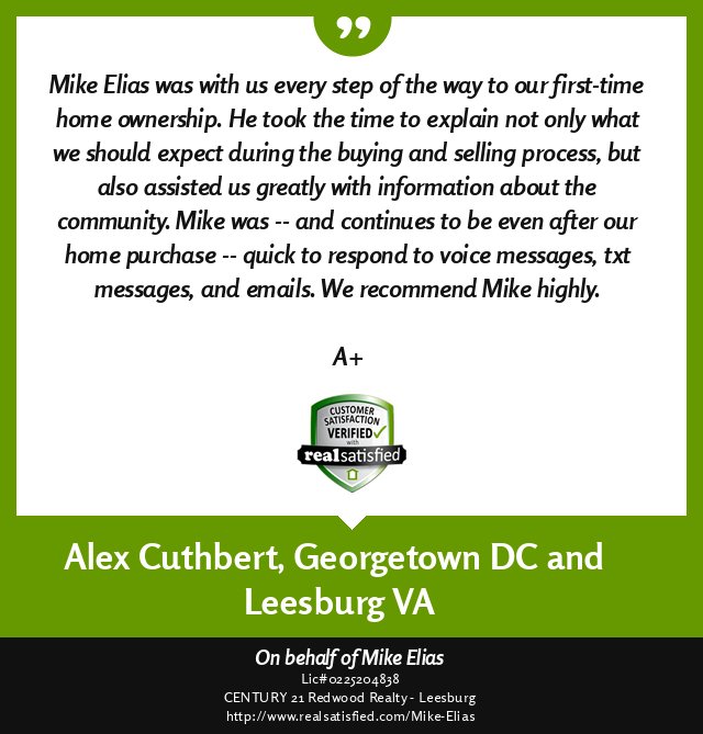 Recommendations like this are what make this job so rewarding. realsatisfied.com/Mike-Elias via @realsatisfied