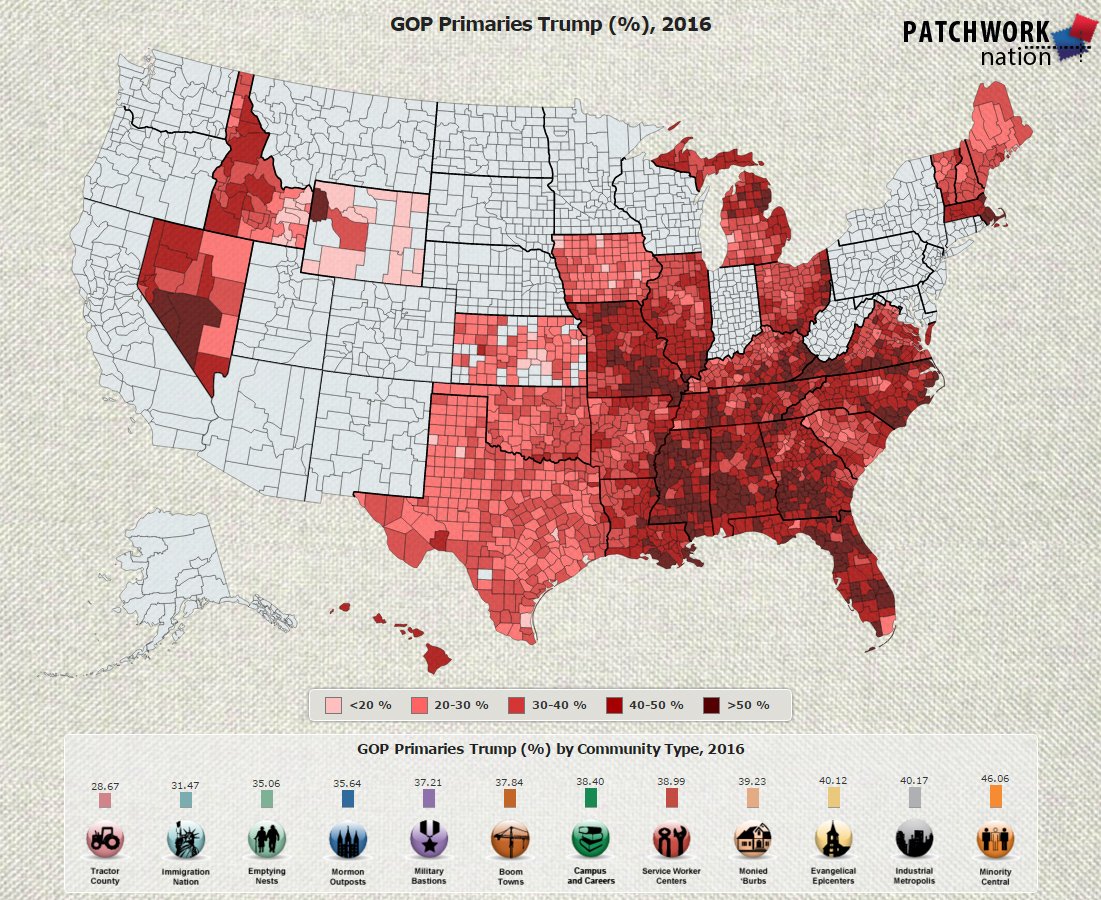 PatchworkNation's tweet photo. .@realDonaldTrump strongest in Minority Centrals #PWNation https://t.co/jWldUIcStG https://t.co/Eu0oIqWjhY