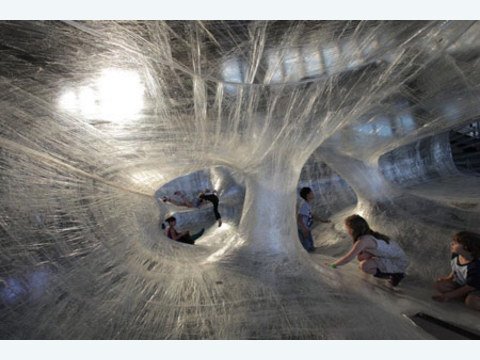 ExhibitFiles's tweet photo. Review: Tapescape- CMSM’s TapeScape is exactly that: a landscape made of packaging tape. https://t.co/9ZtPDxC6AP https://t.co/yMyfFtLTAz