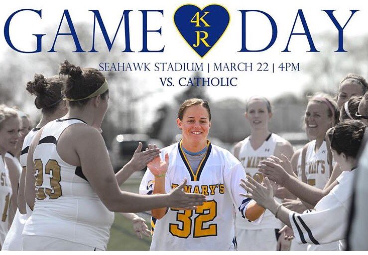 SMCMWLAX's tweet photo. Today we play for Jamie Roberts as we take on @CUAWLAX at 4 PM! #Onebirdfamily #allin https://t.co/cvuiKIKW39