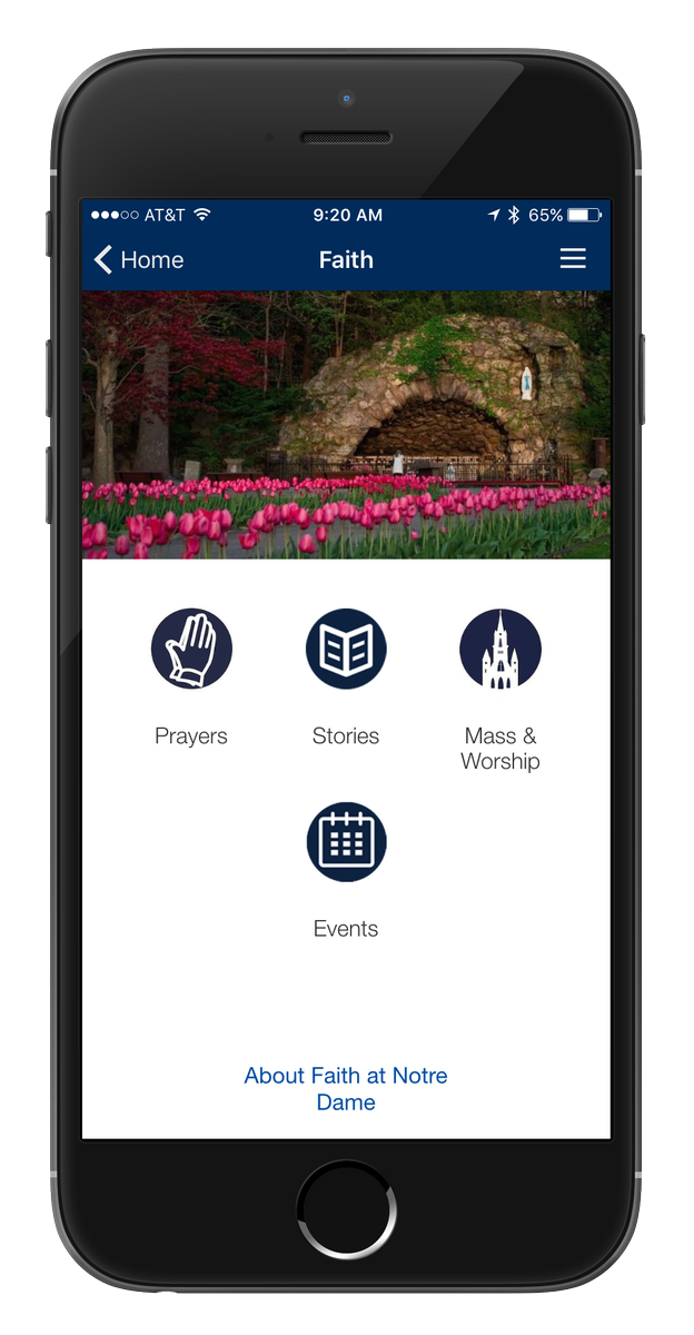redrobot's tweet photo. Congrats to @NDMinistry and @NDsaints on the launch of Faith in #NDMobile! @modolabs @kurogofwk #Kurogo2016 https://t.co/r43mNLq53N