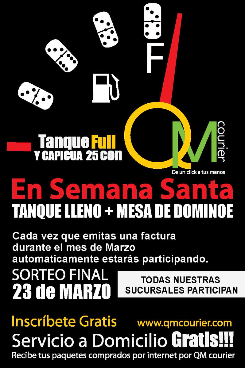 QM Courier te premia en Semana Santa