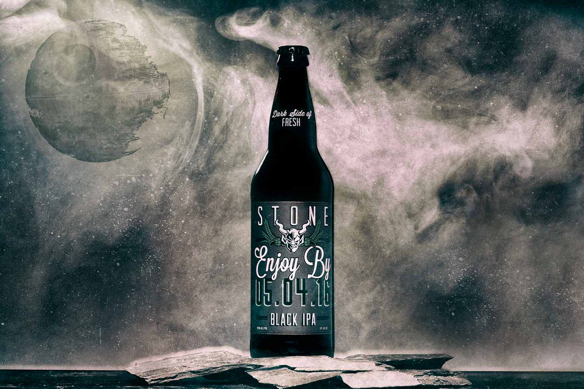 A short time from now in a galaxy not so far away. #EnjoyByBlackIPA #MayTheFourth