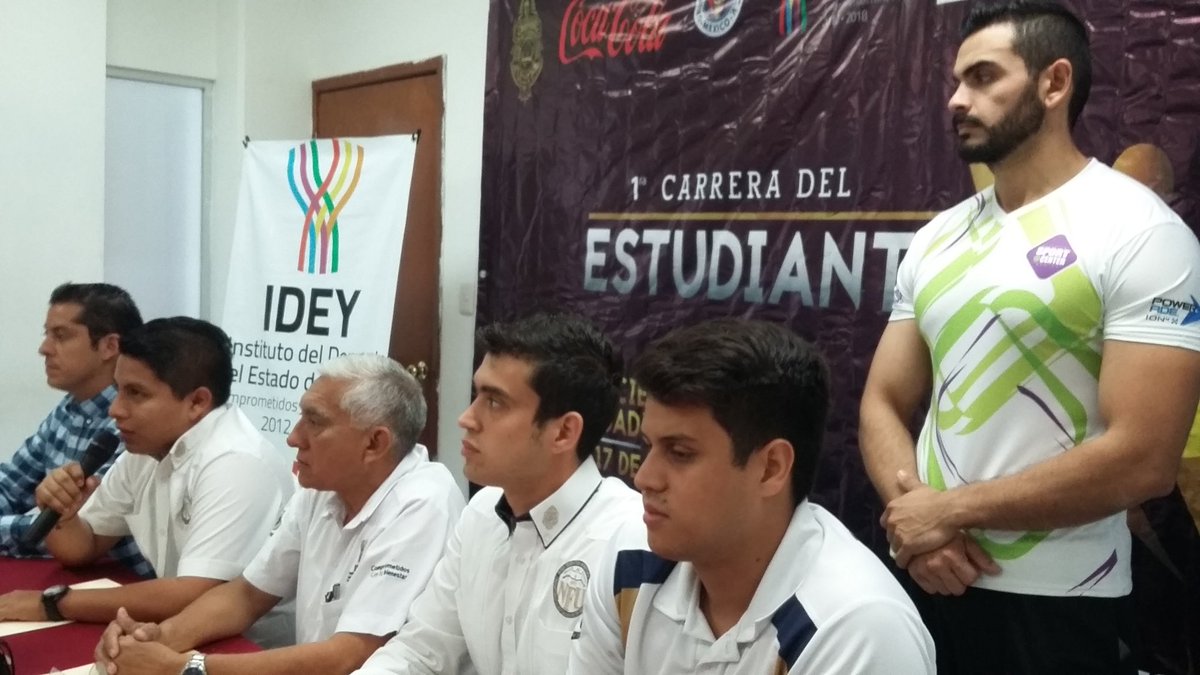 IDEY_oficial's tweet photo. Primer Carrera del Estudiante este 17 de abril #NFU #UADY #IDEY https://t.co/6a3Gg5aLZU