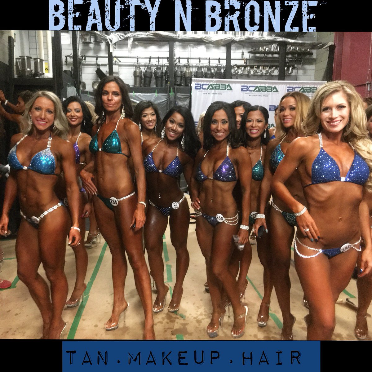 BeautynBronze's tweet photo. Backstage with some #Bikini gals at #LBMC2016 ๐ช๐พ #BeautynBronze "Get the Winning Look!" ๐ https://t.co/WRpzuC6uGE