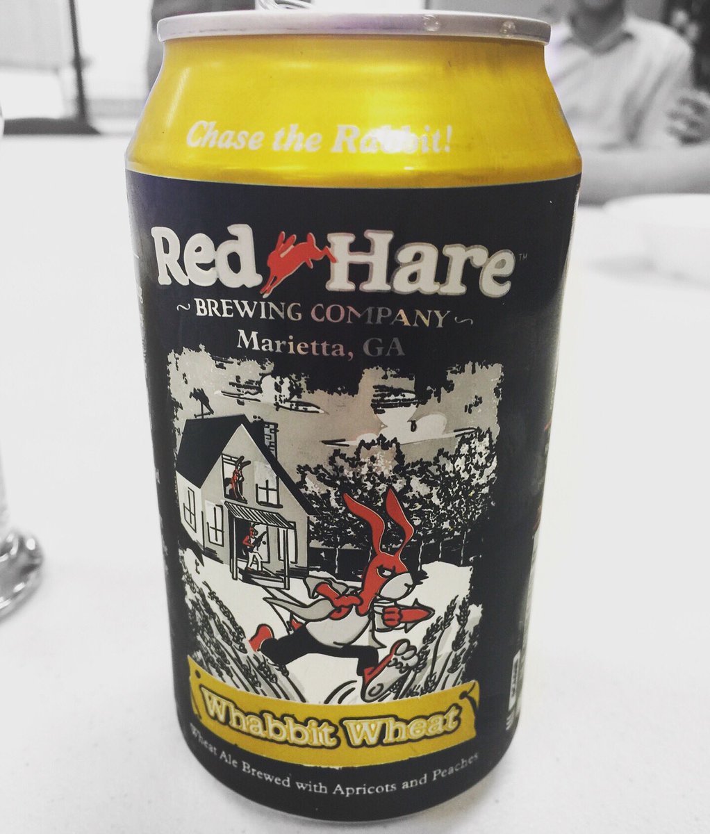 BandBBeverageCo's tweet photo. Hop into spring with @redharebrewing's #WhabbitWheat. #gabeer #craftbeer #chasetherabbit https://t.co/JdxMttnpcW