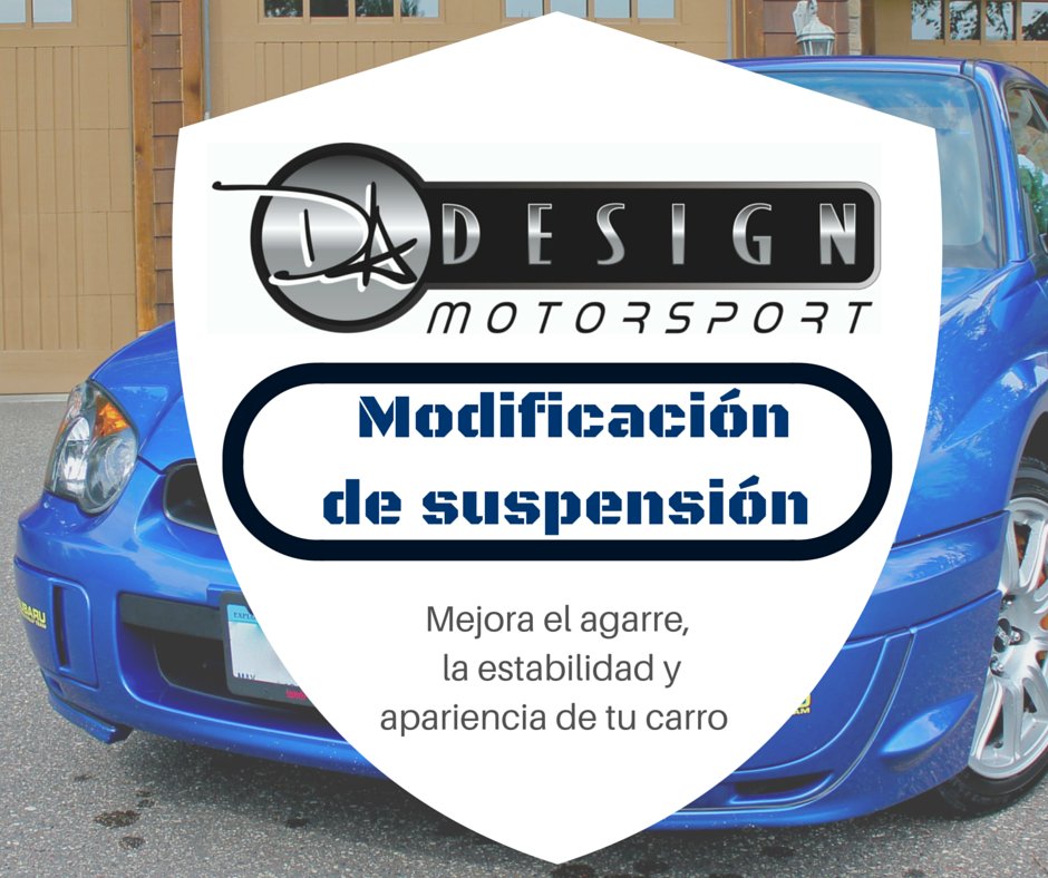EuroFactory_'s tweet photo. Modificación de suspensión.
¡Mejoramos el agarre, estabilidad y apariencia de tu carro! #LosMejores #DADesign https://t.co/RFdyyzpa4o